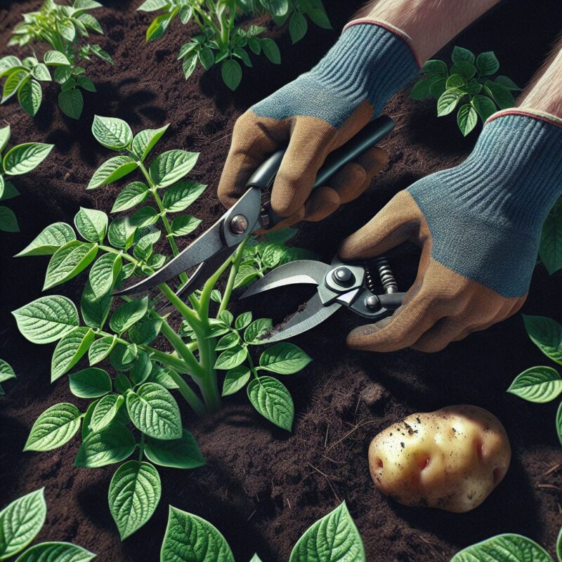 Can You Prune Potato Plants