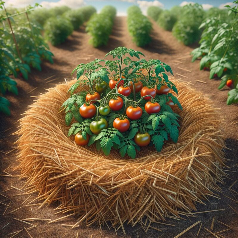 Can You Put Straw Around Tomato Plants