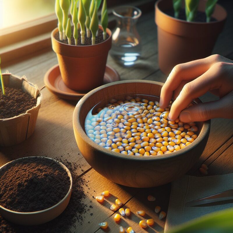 Can You Soak Corn Seeds Before Planting
