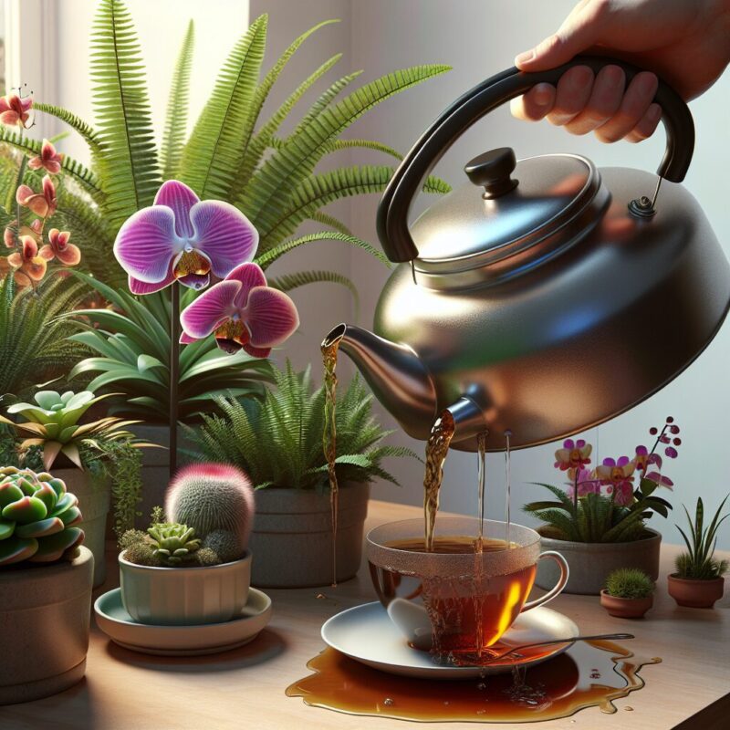 Can You Water Plants With Tea