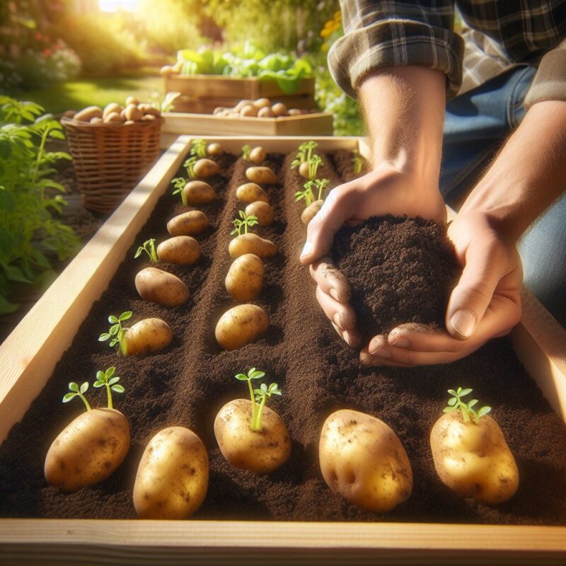 How Deep To Plant Potatoes In A Raised Bed