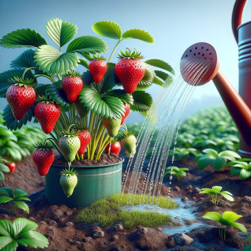 How Often To Water A Strawberry Plant