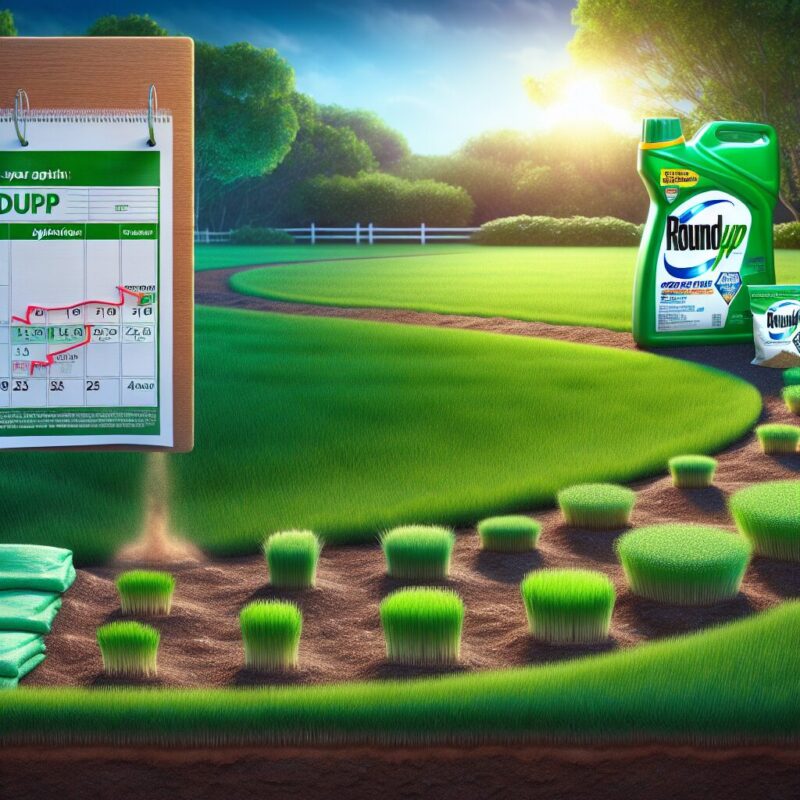 How Soon Can You Plant Grass Seed After Using Roundup