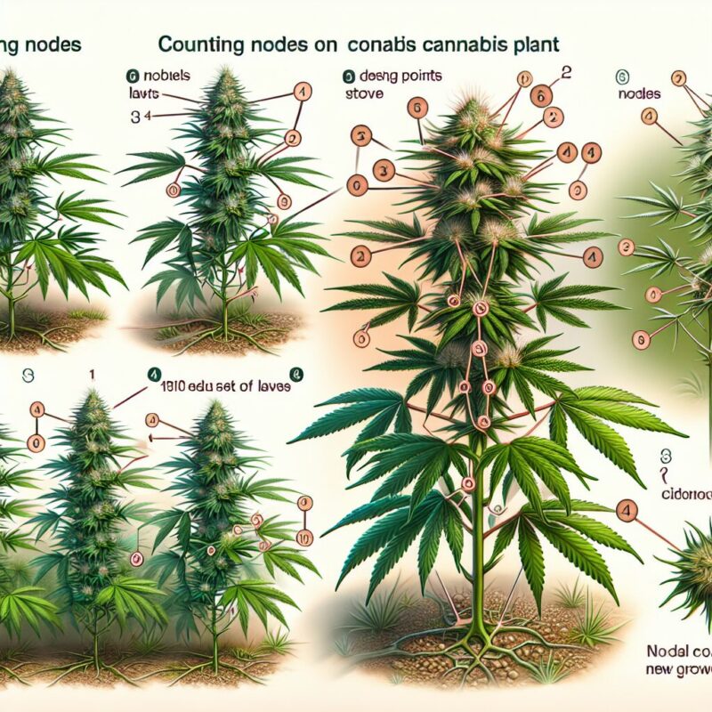 How To Count Nodes On A Weed Plant