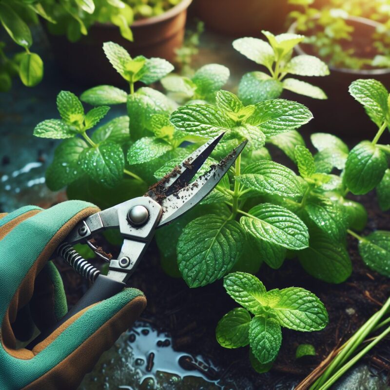 How To Cut Mint Without Killing The Plant