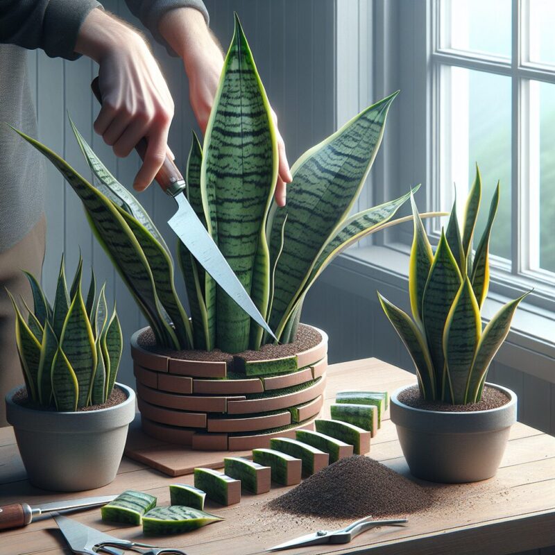 How To Divide A Large Snake Plant
