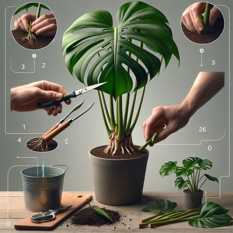 How To Divide A Monstera Plant