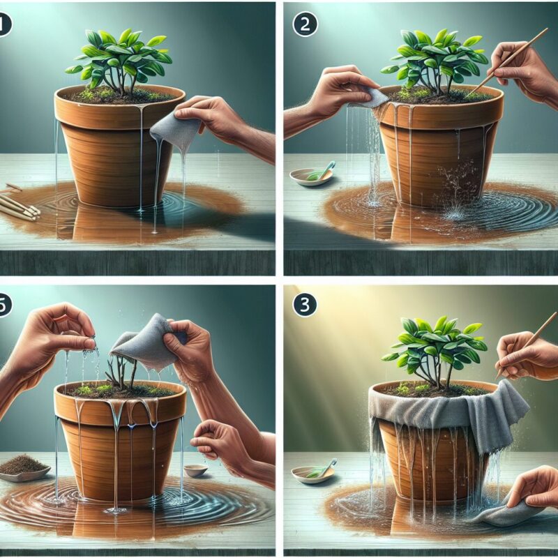 How To Dry Out A Potted Plant