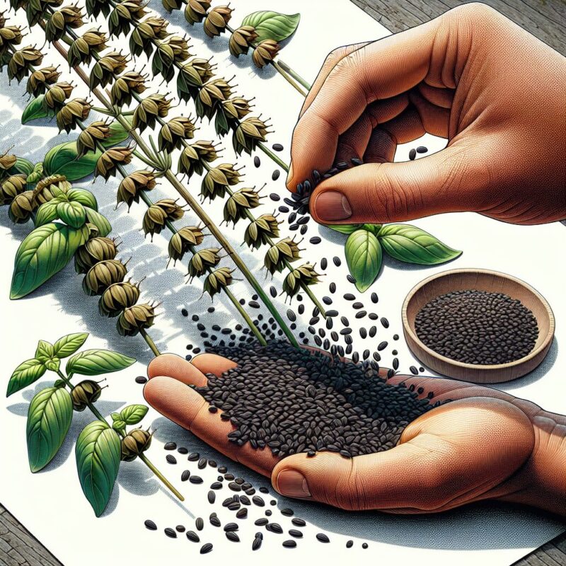 How To Get Basil Seeds From The Plant