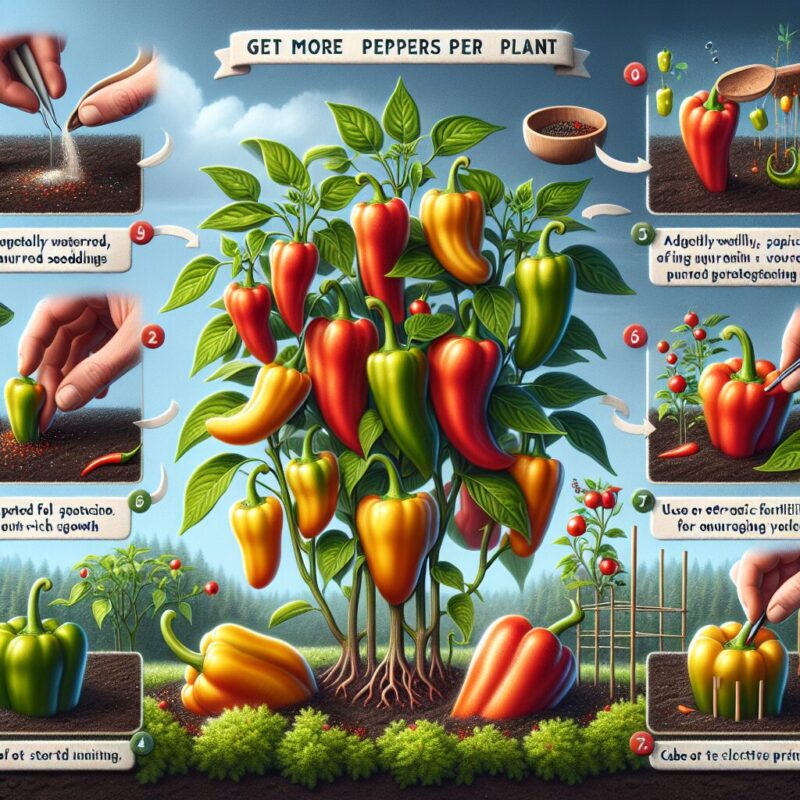 How To Get More Peppers Per Plant