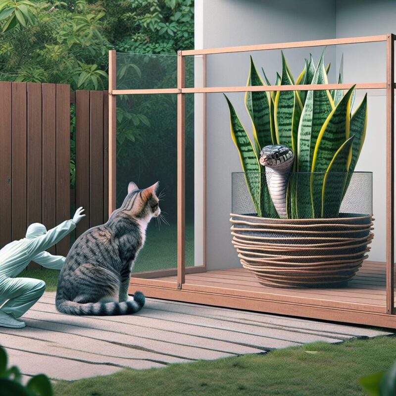 How To Keep Cat Away From Snake Plant