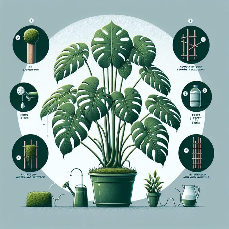 How To Keep Monstera Plant Upright