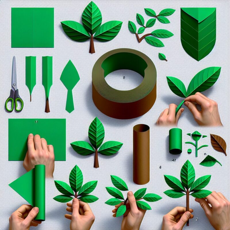 How To Make A Paper Plant