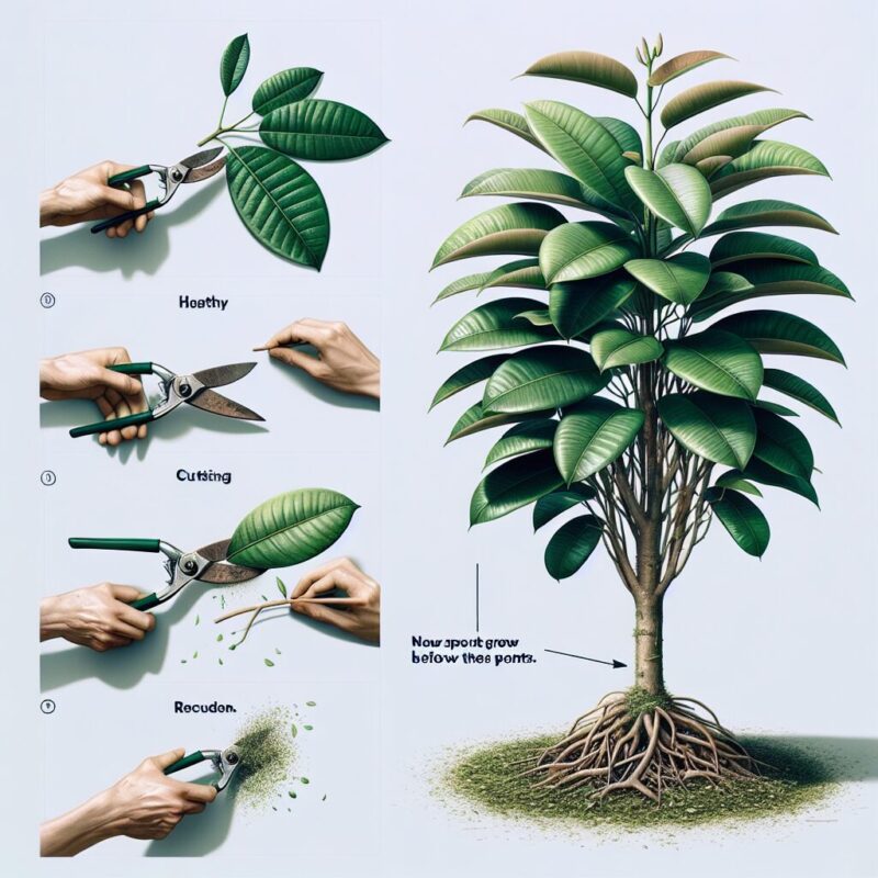 How To Make Rubber Plant Bushy