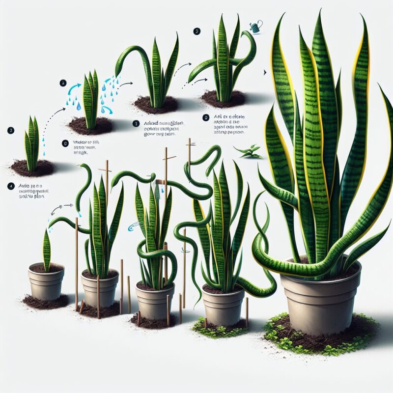 How To Make Snake Plant Grow Straight