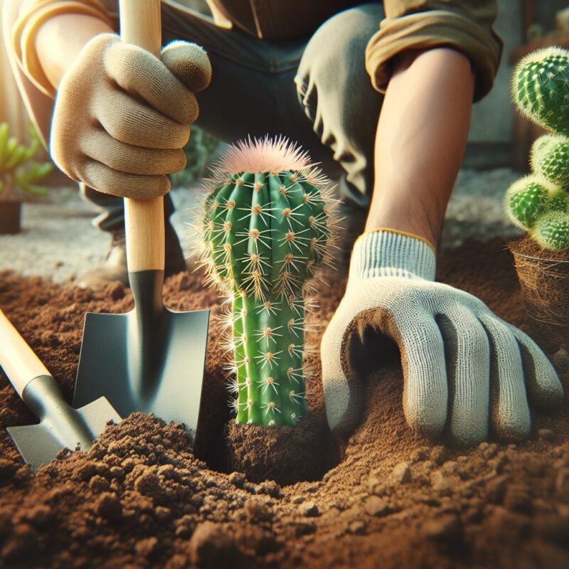 How To Plant A Cactus In The Ground