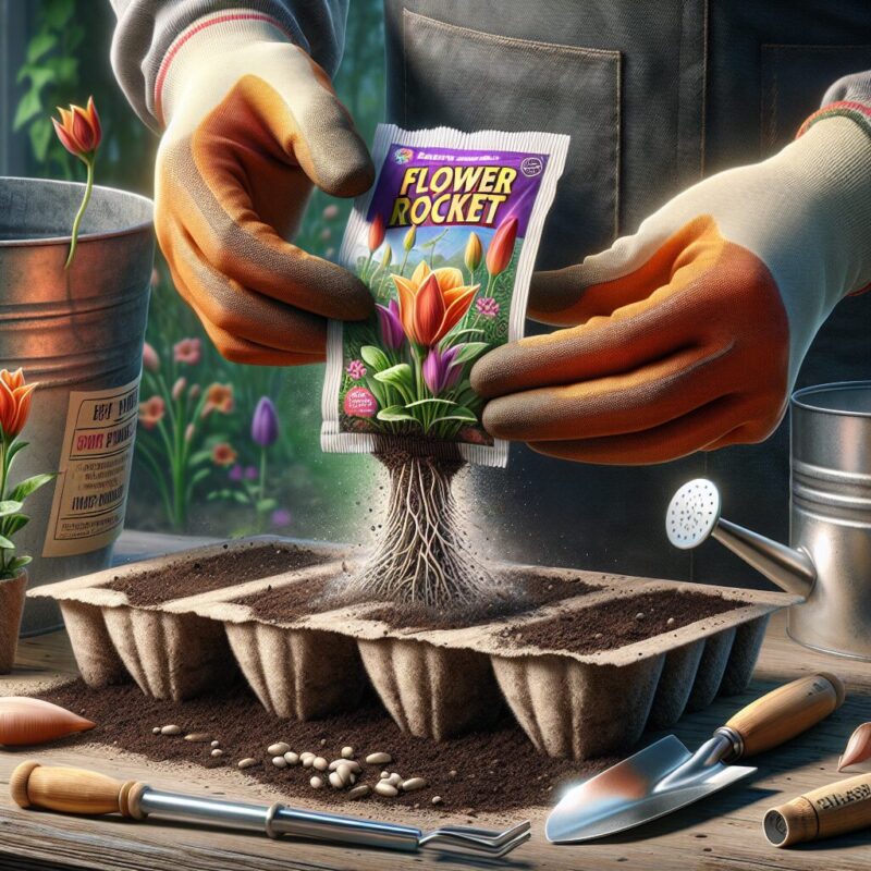 How To Plant A Flower Rocket
