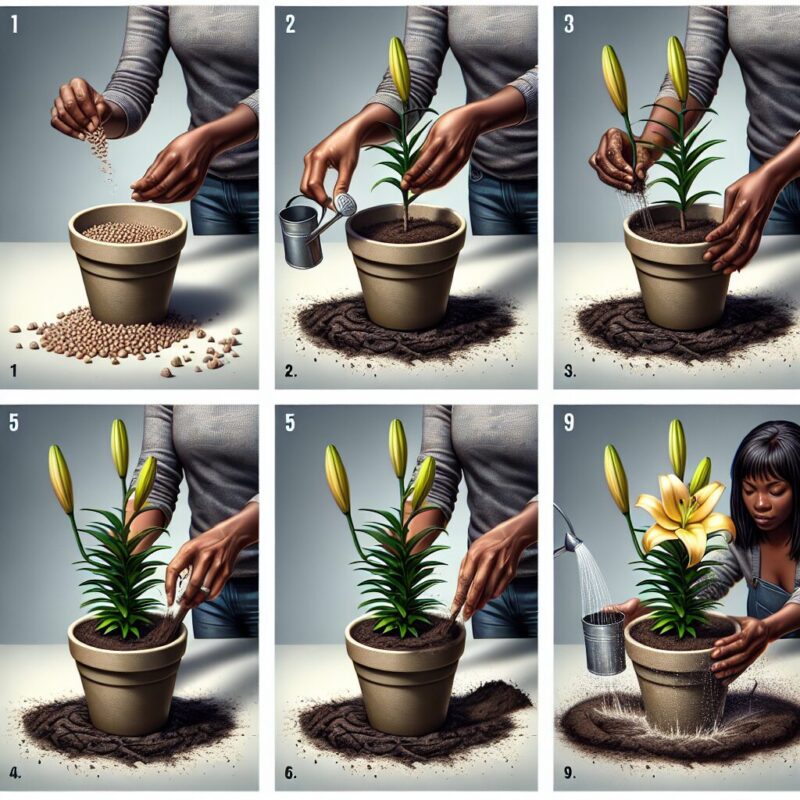 How To Plant A Lily In A Pot