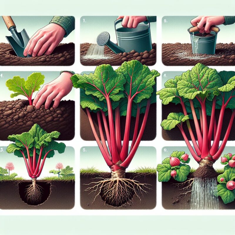 How To Plant A Rhubarb Root
