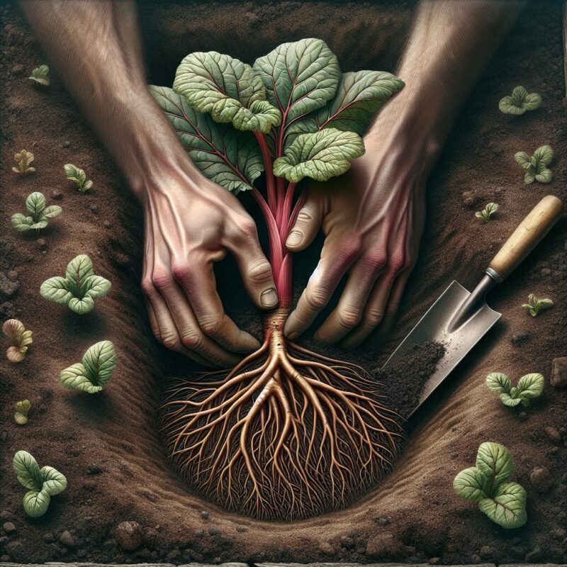 How To Plant Bare Root Rhubarb