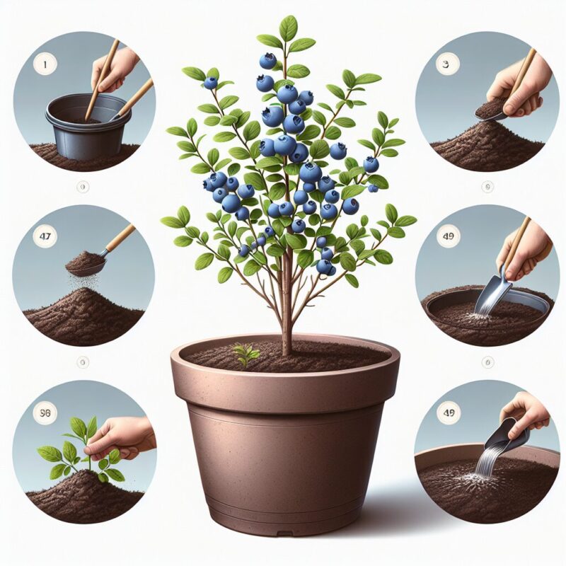 How To Plant Blueberry Bushes In Pots