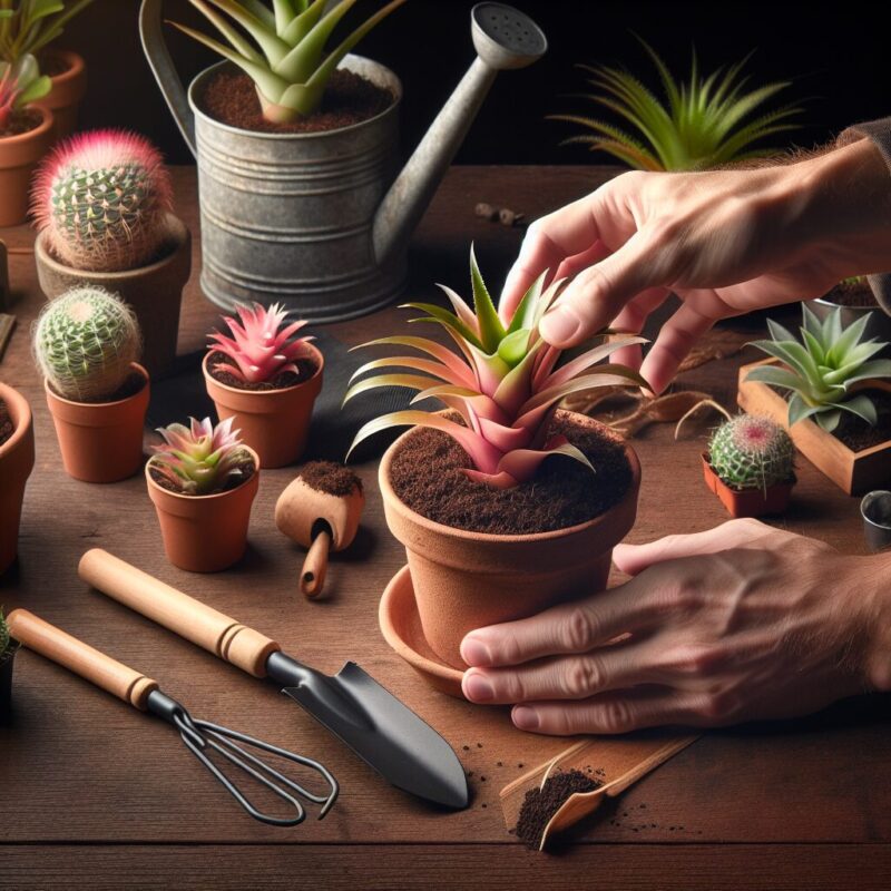 How To Plant Bromeliad Pups