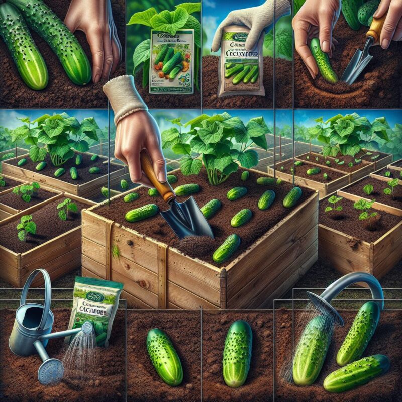 How To Plant Cucumbers In Raised Beds