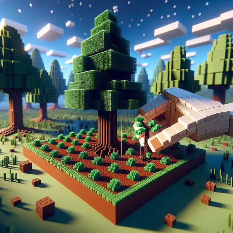 How To Plant Dark Oak Trees In Minecraft