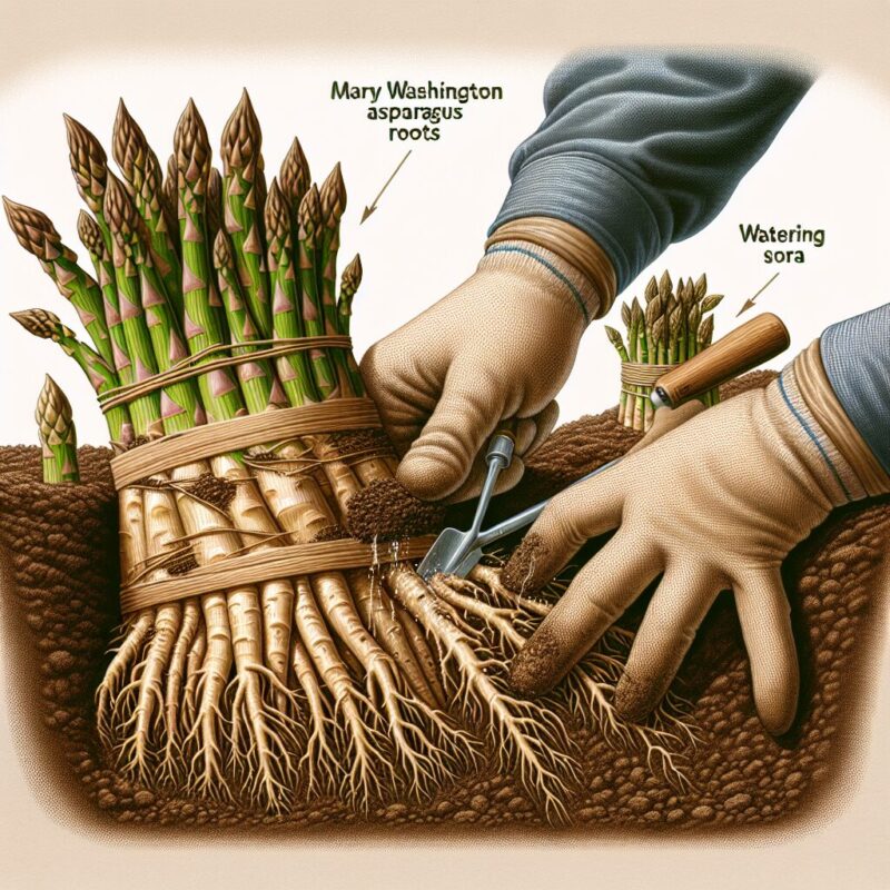 How To Plant Mary Washington Asparagus Roots