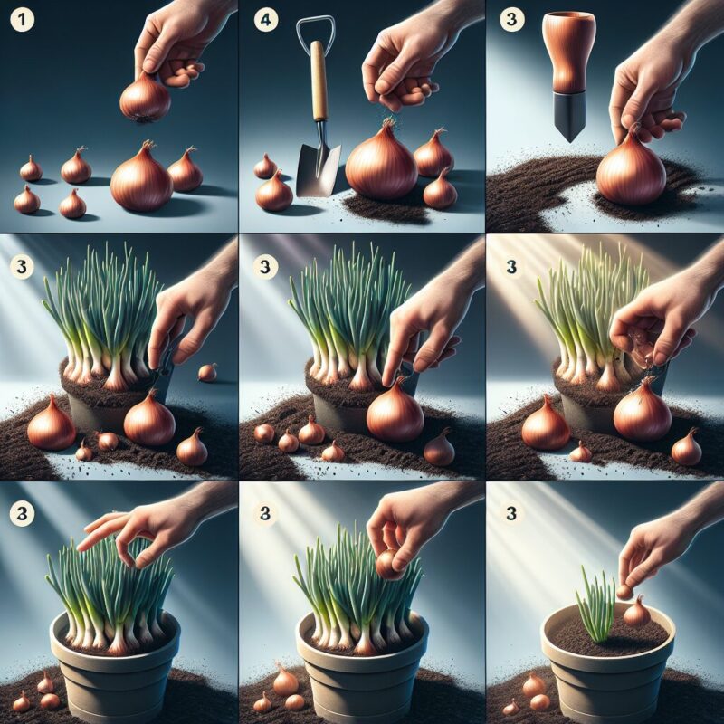 How To Plant Onion Bulbs In A Pot