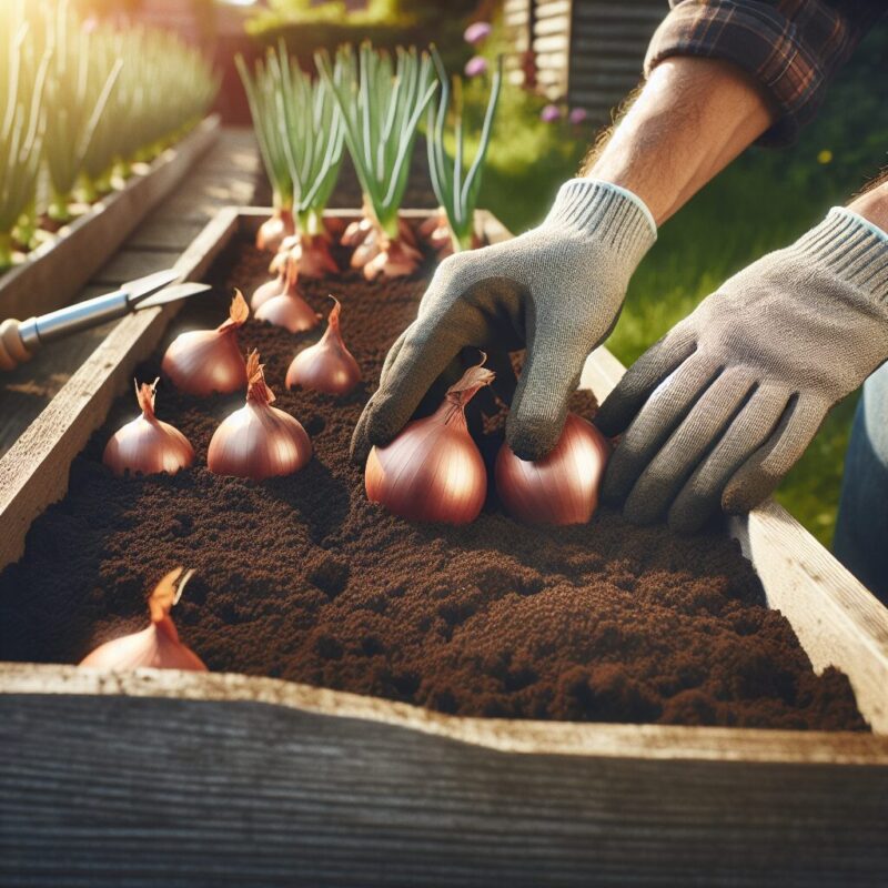 How To Plant Onion Bulbs In A Raised Bed