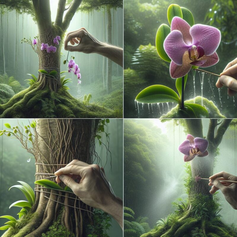 How To Plant Orchids On Trees