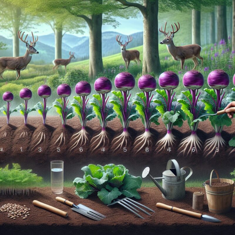 How To Plant Purple Top Turnips For Deer