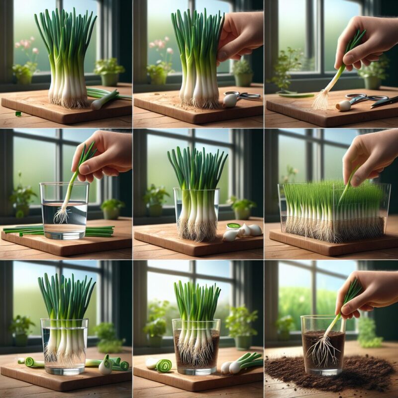 How To Plant Scallions From Cuttings