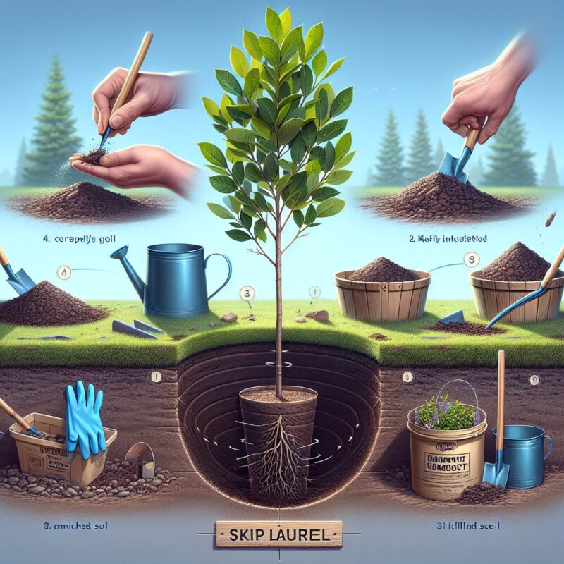 How To Plant Skip Laurel