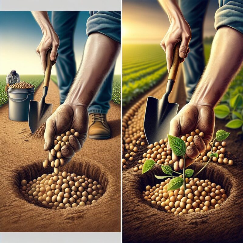 How To Plant Soybeans Without A Planter