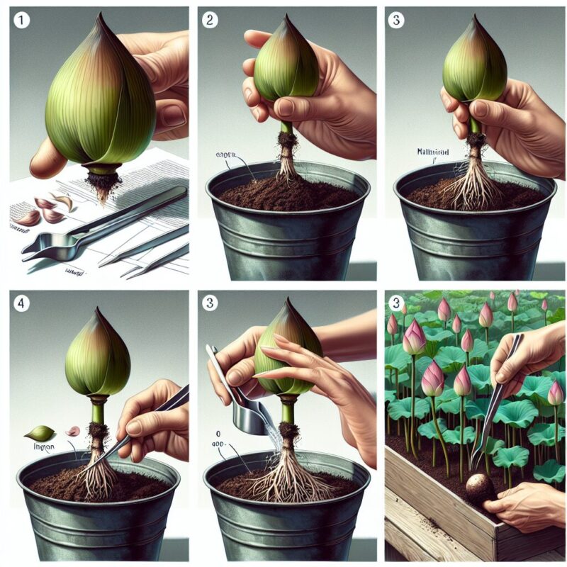 How To Plant Tiger Lotus Bulbs