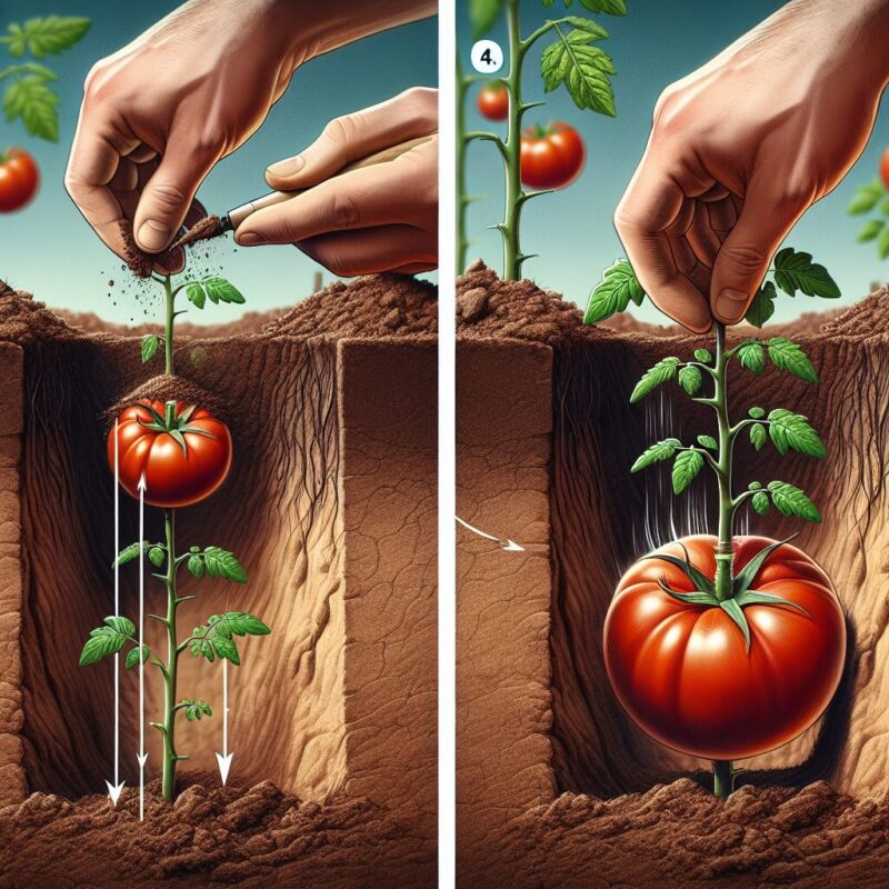 How To Plant Tomatoes Sideways