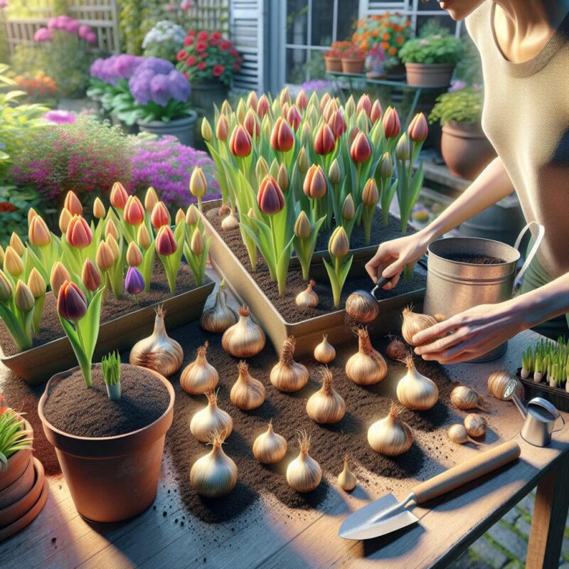 How To Plant Tulips In Containers