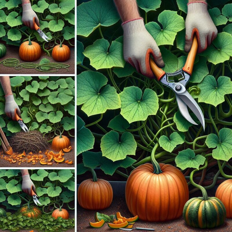 How To Prune A Pumpkin Plant