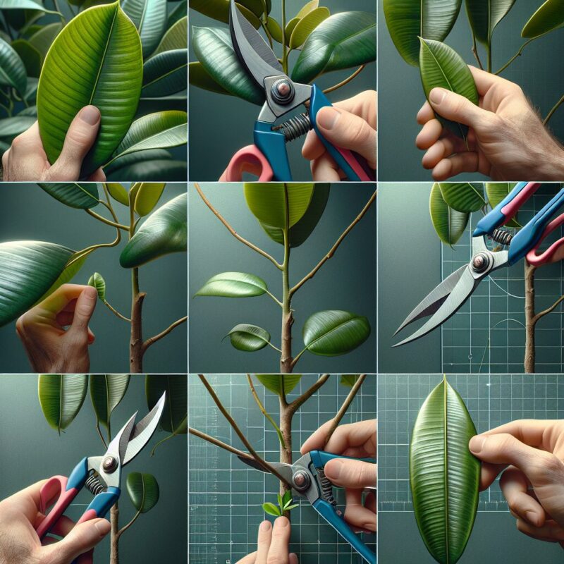 How To Prune A Rubber Plant To Make It Bushy