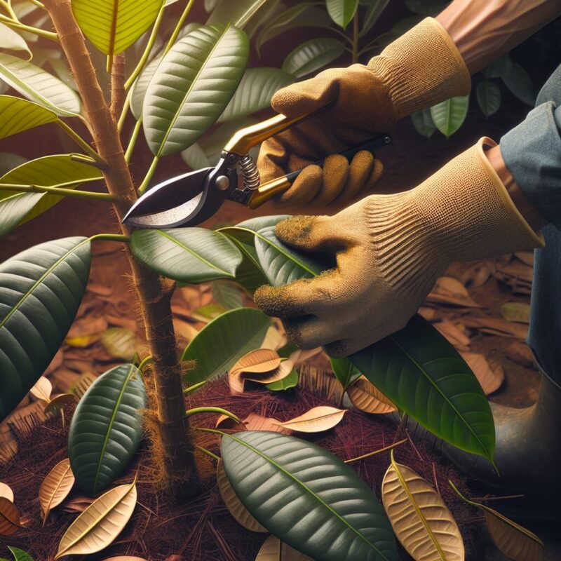 How To Prune A Rubber Tree Plant