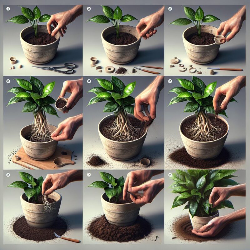 How To Repot Peace Plant