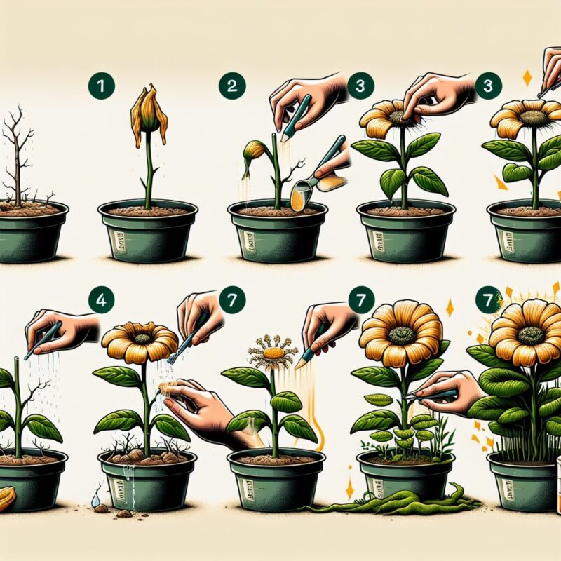 How To Reveg Flowering Plant