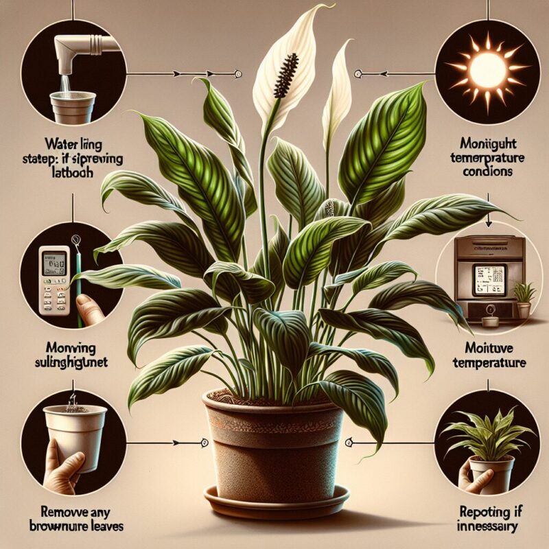How To Save A Peace Lily Plant