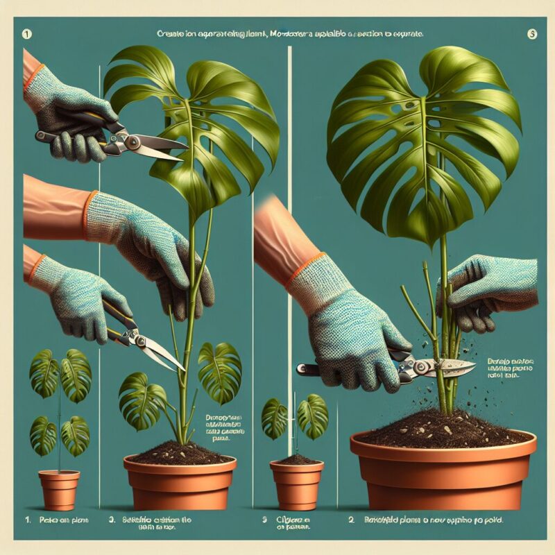 How To Separate A Monstera Plant