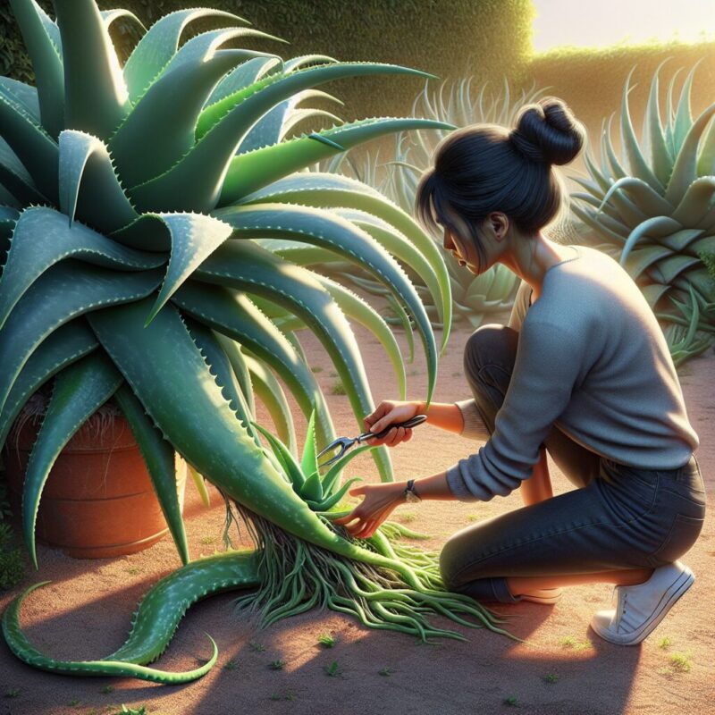 How To Separate An Overgrown Aloe Plant