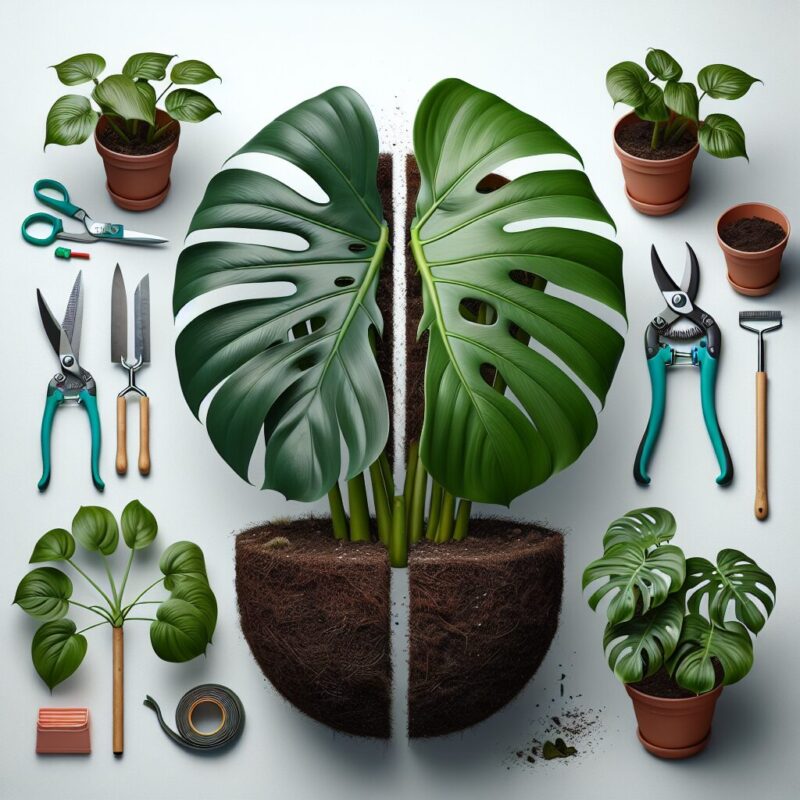 How To Split A Monstera Plant