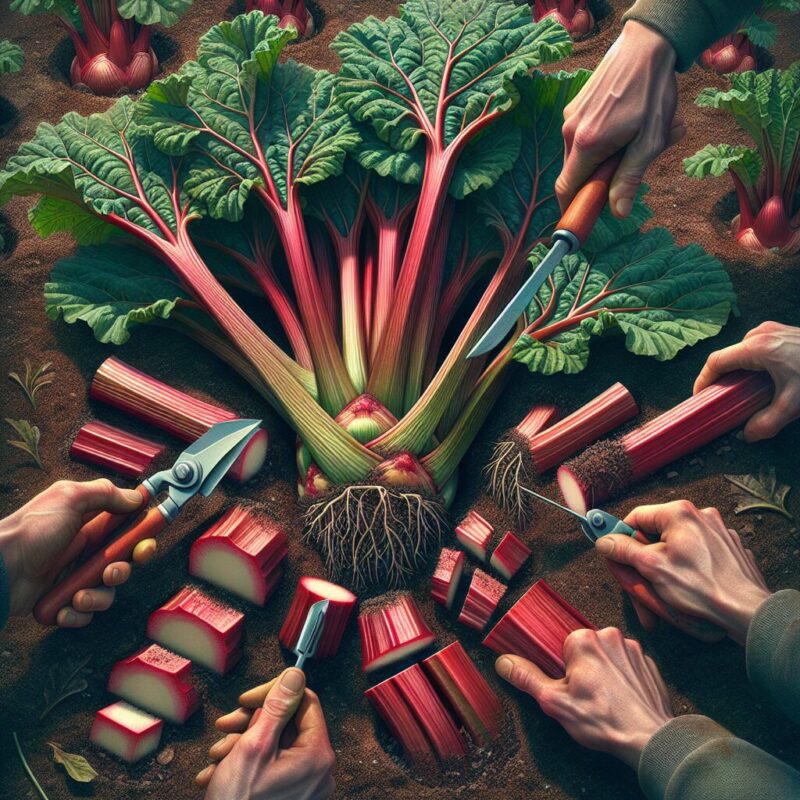 How To Split A Rhubarb Plant