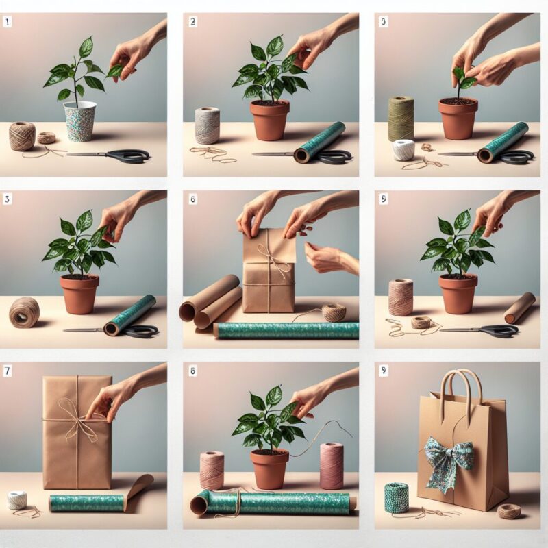 How To Wrap A Plant As A Gift